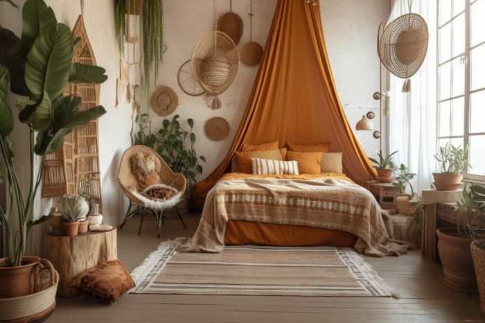 Bohemian decor room ideas living boho rooms bedroom style hippie chic house cozy housebeautiful article bright