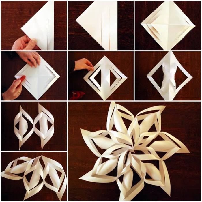 How to make a christmas snowflake decoration