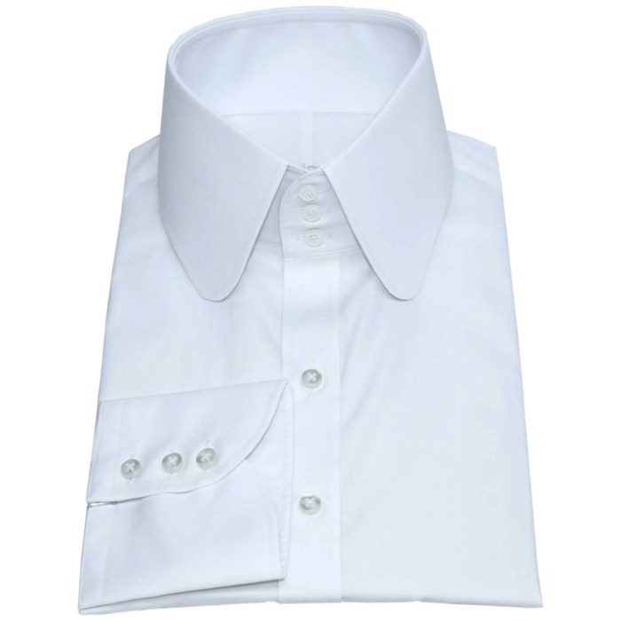 White mens shirt dress