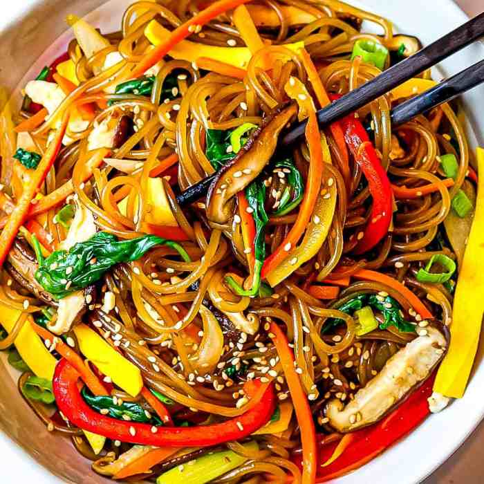 How to cook japchae korean style