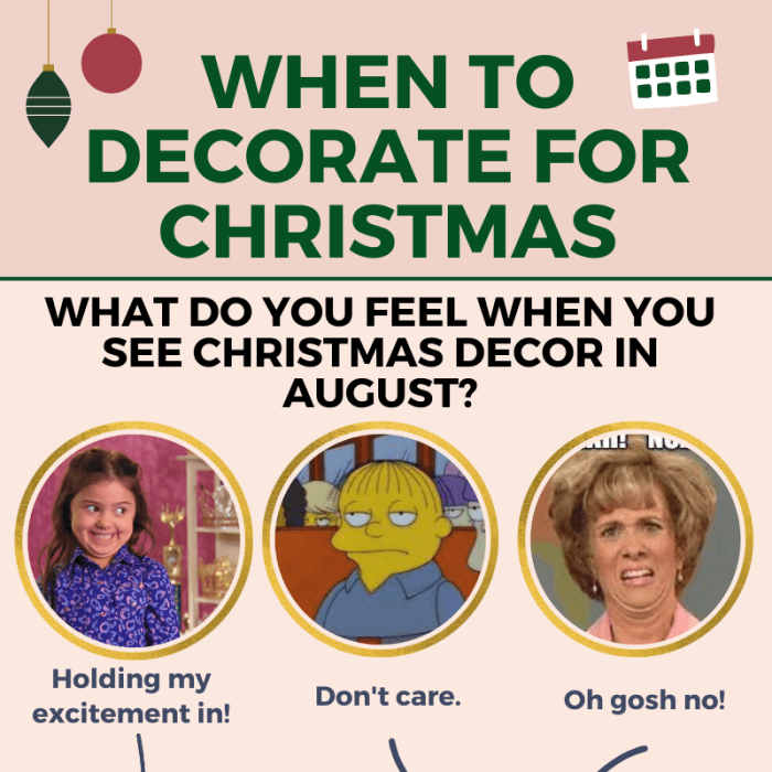 When should i start decorating for christmas