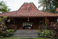 Desain teras rumah jawa limasan minimalis