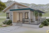 Desain teras rumah dengan plafon