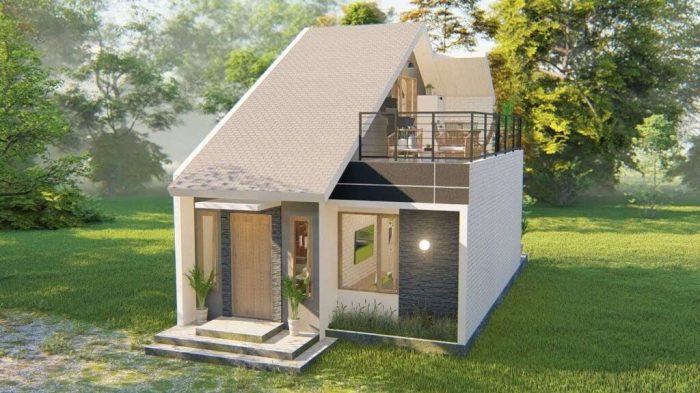 Desain teras rumah 2x3